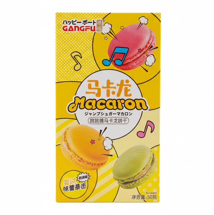 Gangfu Popping Candy Macaron Cream Flavor 1.76oz (Copy)