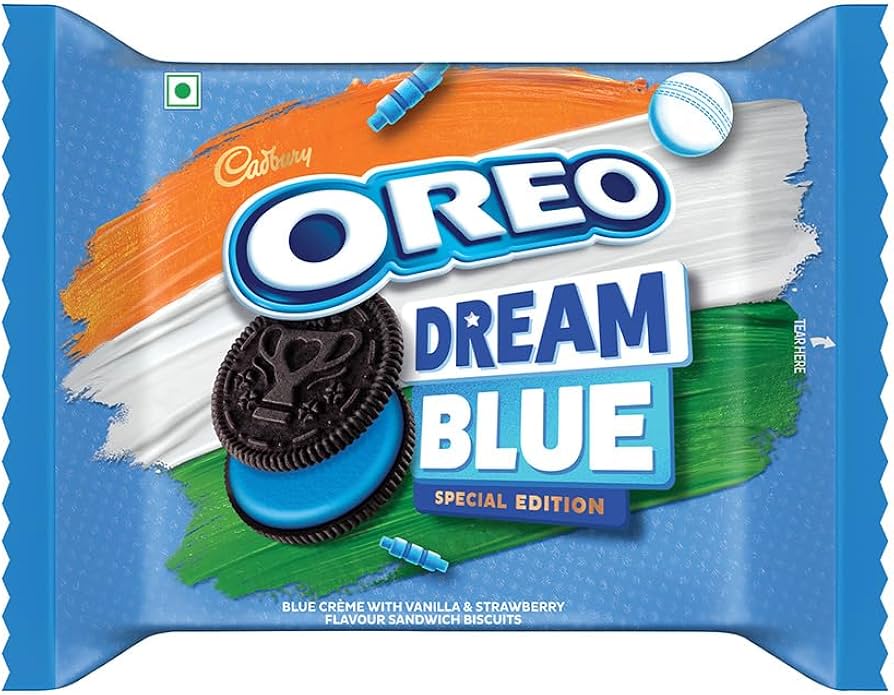 Cadbury Oreo Dream Blue Special Edition Sandwich Cookies Family Pack