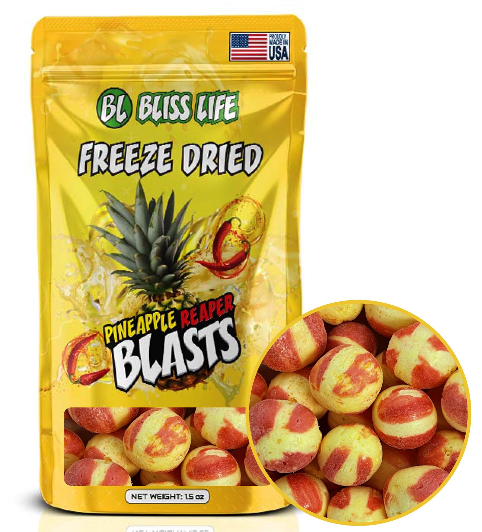 Bliss Life Freeze Dried Pineapple Reaper Blasts