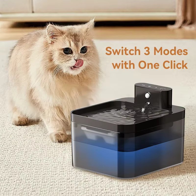Automatic Cat Water Fountain 2.2L Battery Powered Pet Fountain with Motion Sensor, Wireless Silent Design for Dogs & Cats #TOP PICKS - Bild 4