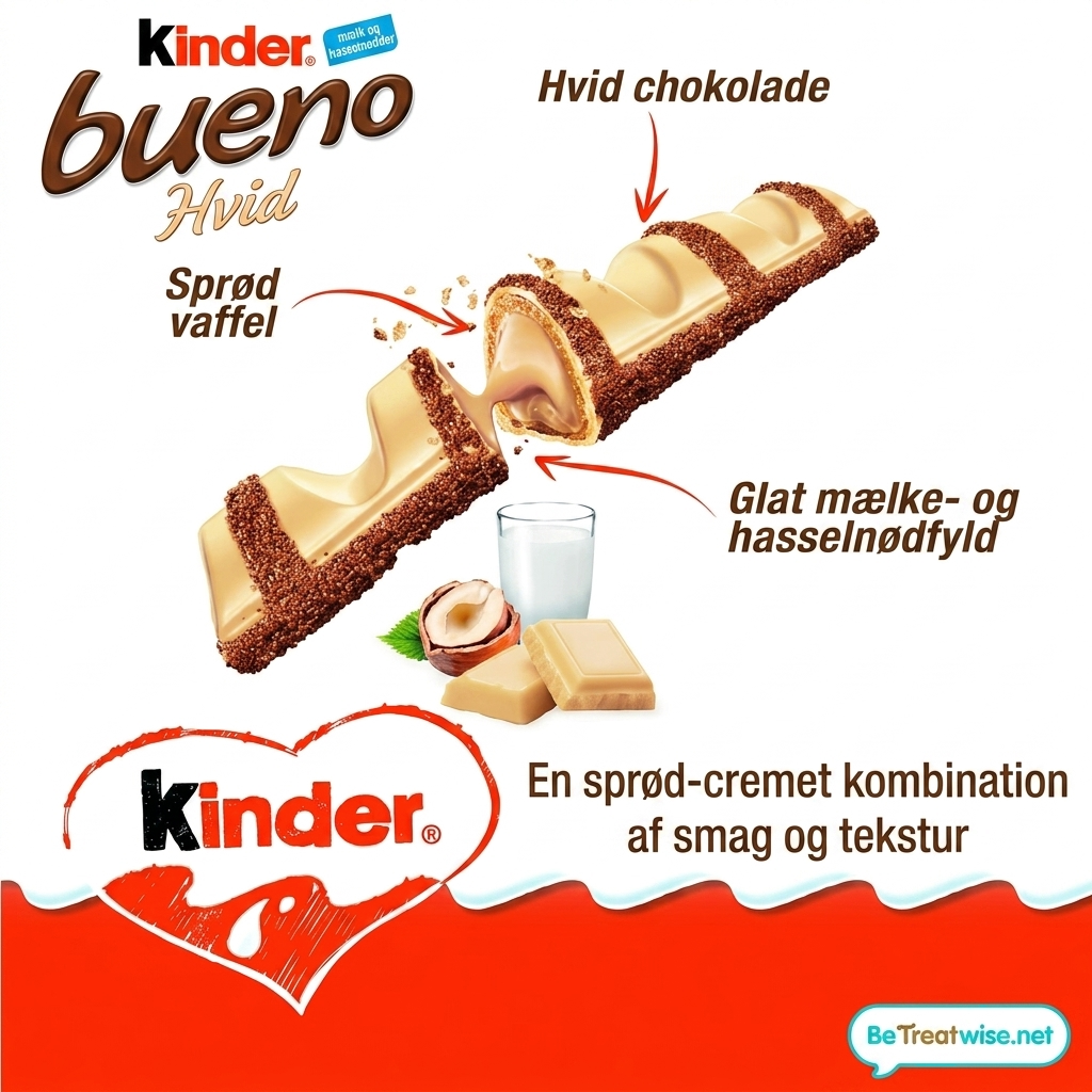 Kinder Bueno mælkechokolade med hasselnødcreme 30 stk á 43 g - Bild 4